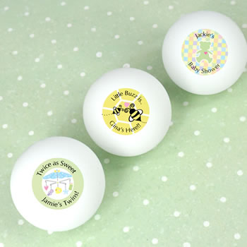 Baby Shower Ping Pong Ball Favors Nice Price Favors