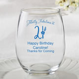 Engraved 745ml Birthday Wine Glass