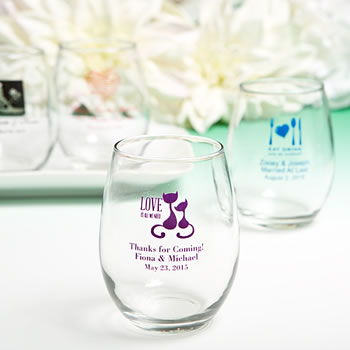 Personalized Vacation Stemless Wine Glass, Design: OD2