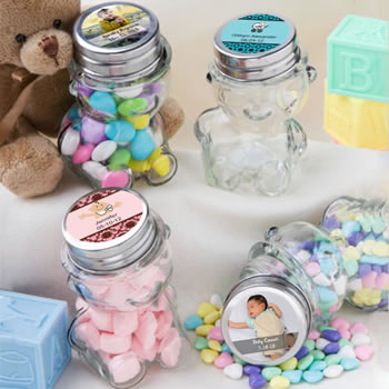 Personalized Teddy Bear Jars Nice Price Favors